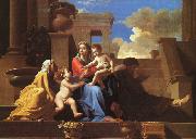 Nicolas Poussin Holy Family on the Steps oil painting on canvas